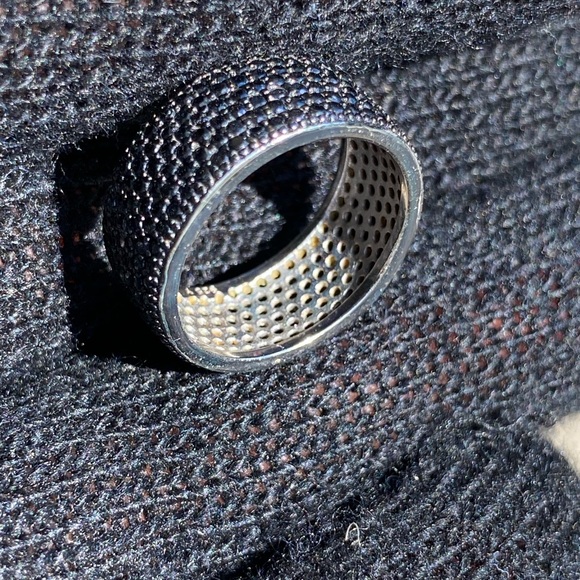 Vintage black diamond ring - Picture 4 of 4